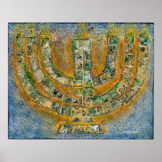 Bright Menorah Poster (Voorkant)