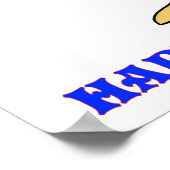 Bright Menorah Poster (Hoek)