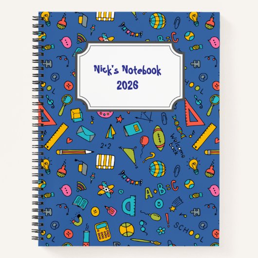 Bright Minds School Notebook Notitieboek (Voorkant)
