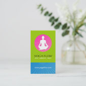 Bright Modern Yoga-Visitekaartjes Visitekaartje (Staand voorkant)