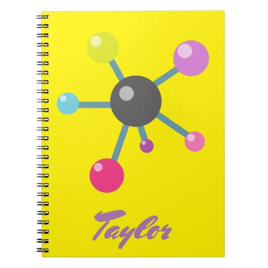 Bright Molecules Science Notitieboek (Voorkant)