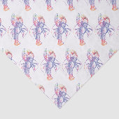 Bright Multicolor Lobster Tissuepapier (Detail)