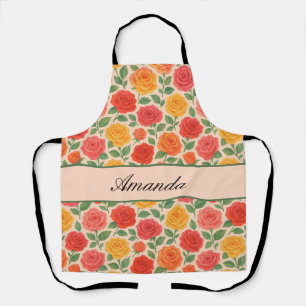 Bright Multicolor Roos Name Pattern Schort