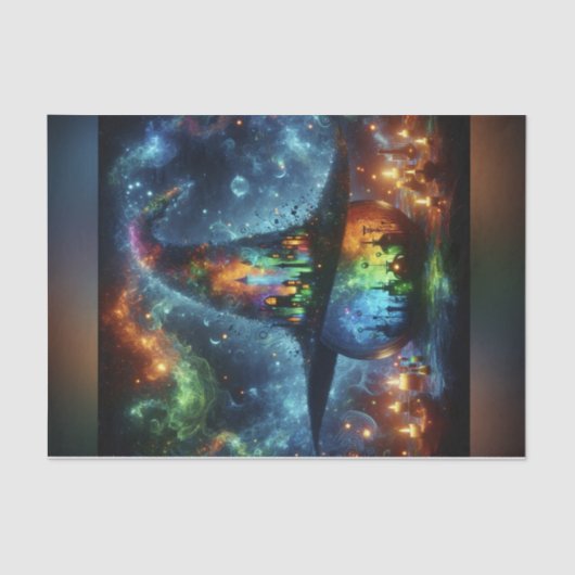 Bright Mystical Witch's Pet ontkoppelingspapier Tissuepapier (Voorkant)