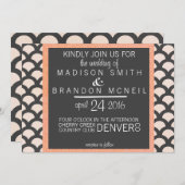 Bright N Mooie bruiloft uitnodiging (Voorkant / Achterkant)