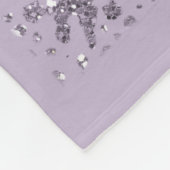 Bright N-mousserende lama in Smokey Lavender Fleece Deken (Hoek)