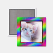 Bright Neon Photo Lijst Magnet Magneet (Voorkant / Achterkant)