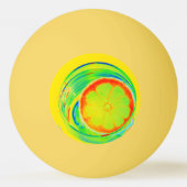 Bright Neon Psychedelic Citrus  Pingpongballen (Voorkant)