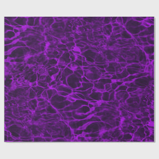 Bright Neon Purple Flaming Water Cadeaupapier