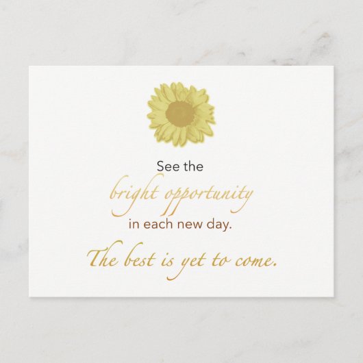 Bright New Day Briefkaart (Voorkant)