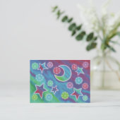 Bright Night carte de visite plum chubby (Debout devant)