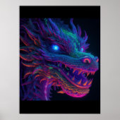 Bright (NOT NEON) Dragon Imprimer Poster Artwork (Devant)