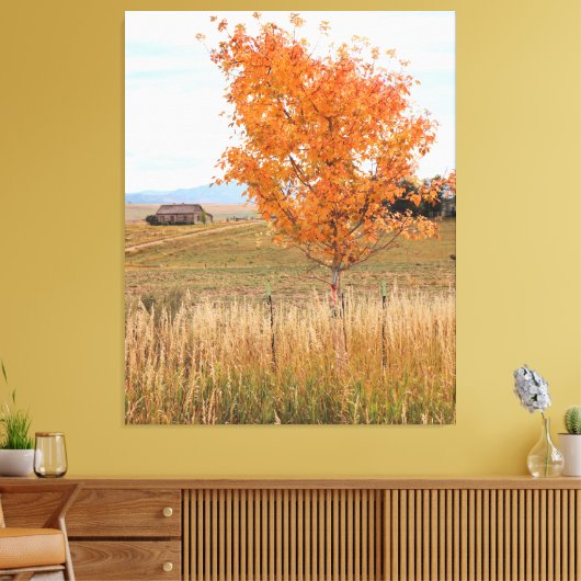 Bright October Canvas Afdruk (Insitu (Woonkamer))