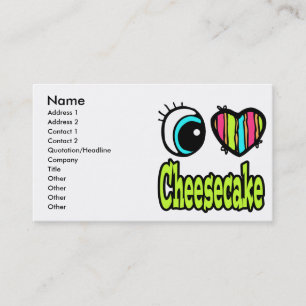 Bright Ooghart I hou van Cheesecake Visitekaartje