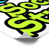 Bright Ooghart I houdt van sociale studies Poster (Hoek)