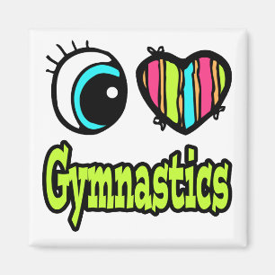 Bright Ooghart I Love Gymnastiek Magneet