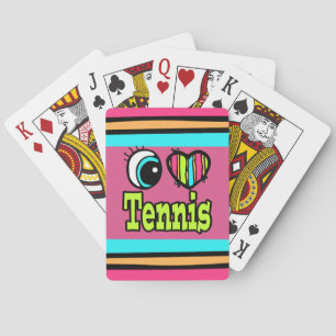 Bright Ooghart I Love Tennis Speelkaarten