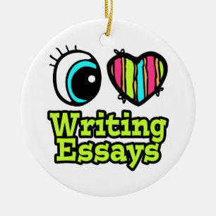 Bright Ooghart Ik hou van Essays schrijven Keramisch Ornament