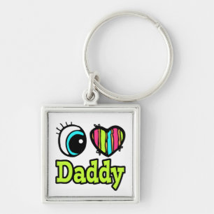 Bright Ooghart Ik hou van papa Sleutelhanger