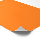 Bright Orange Arrière - plan sur une affiche (Coin)