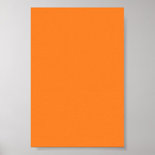 Bright Orange Arrière - plan sur une affiche