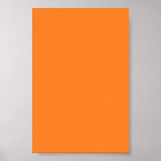 Bright Orange Arrière - plan sur une affiche (Devant)