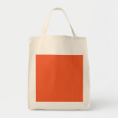 Bright Orange Minimalist Solid Background Tote Bag (Voorkant)