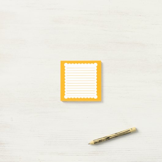 Bright Orange Post-it® Notes (Sur un bureau)
