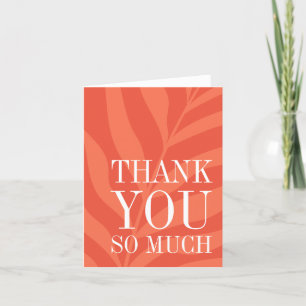 Bright Orange Simple Merci Tropical
