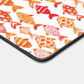 Bright Orange Watercolor Fish (Coin)