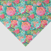 Bright Palm Beach kerstboom Ornamenten Tissuepapier (Detail)