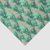 Bright Palm Beach Kerstboom Waterverf Tissuepapier (Detail)