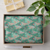 Bright Palm Beach Kerstboom Waterverf Tissuepapier (Geschenk)