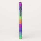 Bright Pastel Rainbow Stripe iPhone / iPad hoesje (Achterkant/links)