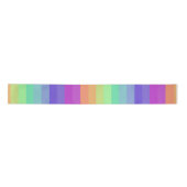 Bright Pastel Rainbow Stripe Ribbon Lint (Voorkant)