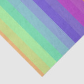 Bright Pastel Rainbow Stripe Tissue Paper Tissuepapier (Detail)