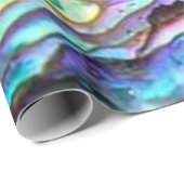 Bright Paua Shell Abalone Wrapping Paper Cadeaupapier (Rol Hoek)