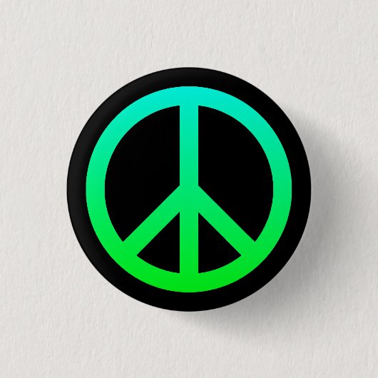 Bright Peace Symbol Button (Voorkant)