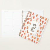 Bright Peach & Gold Triangles Motif Vous Avez Ce (Devant avec enveloppe)