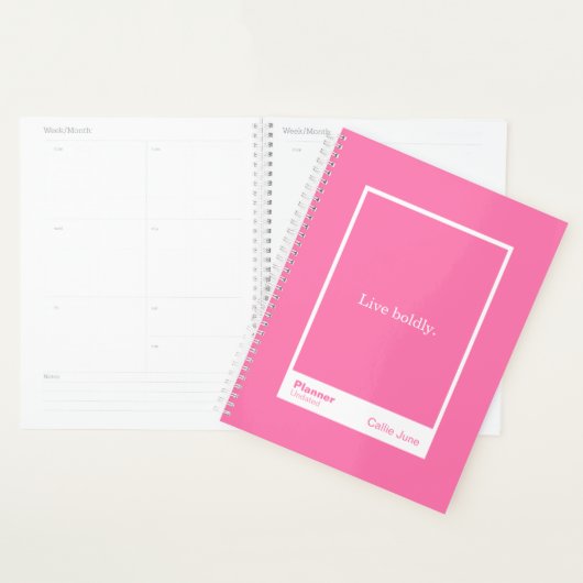 Bright Pink Block Quote | Fully Customizable (Devant avec enveloppe)