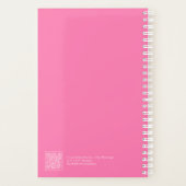 Bright Pink Block Quote Planner (Achterkant)