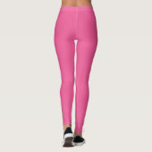 BRIGHT Pink Breast Cancer Support Leggings NAME (Achterkant)