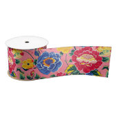 Bright Pink Chinoiserie Floral Lint (Spoel)