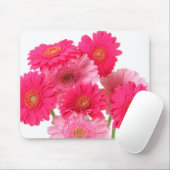 Bright Pink Gerbera Daisies Muismat (Met muis)
