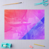 Bright pink red blue abstract beautiful design tissuepapier (Craft)