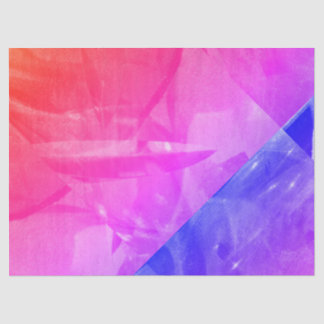 Bright pink red blue abstract beautiful design tissuepapier