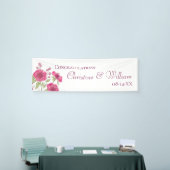 Bright Pink Rose Wedding Spandoek (Beurs)