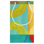 Bright Pop Art with Circles and Squares Klein Cadeauzakje (Achterkant)