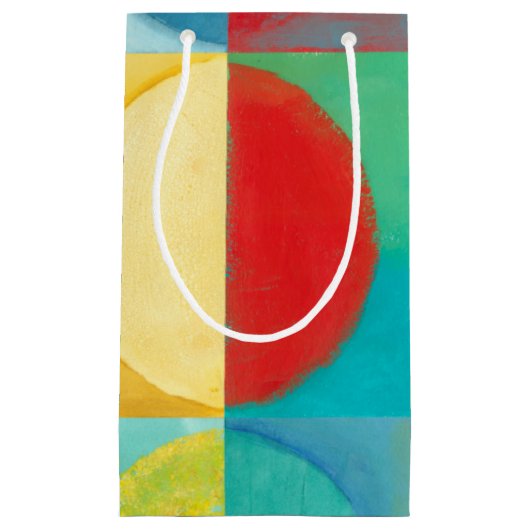 Bright Pop Art with Circles and Squares Klein Cadeauzakje (Voorkant)