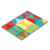 Bright Pop Art with Circles and Squares Notitieboek (Linkerzijde)